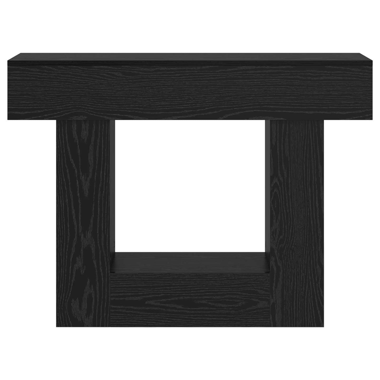 vidaXL Black Oak 101 x 30 x 74 cm