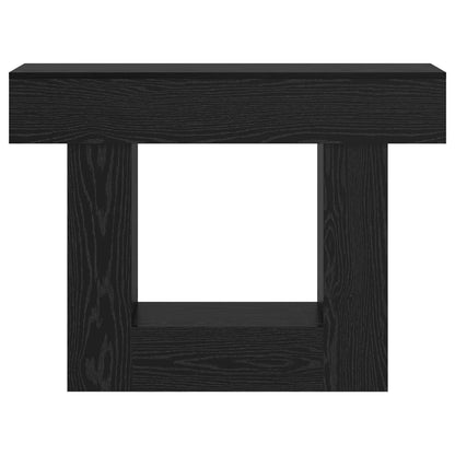 vidaXL Black Oak 101 x 30 x 74 cm