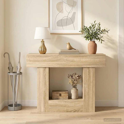 vidaXL Sonoma Oak 101 x 30 x 74 cm