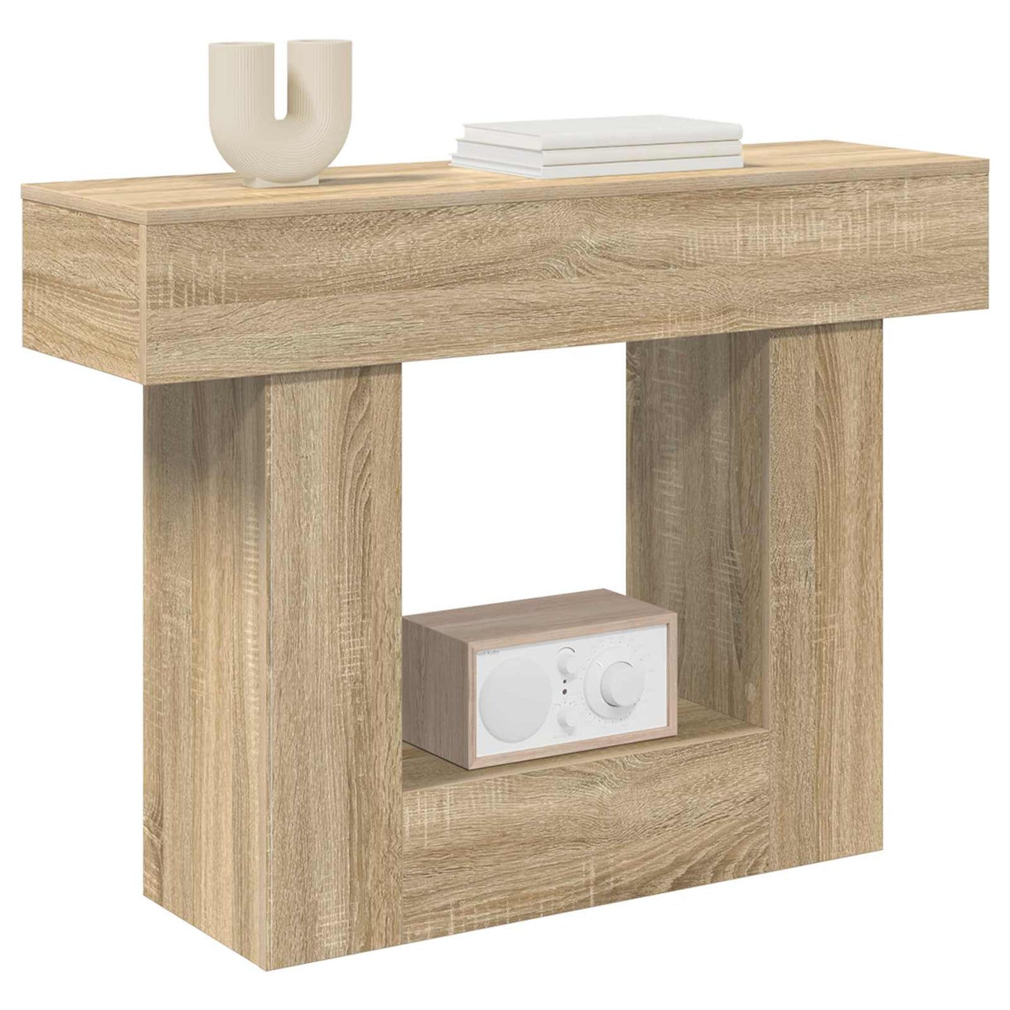 vidaXL Sonoma Oak 101 x 30 x 74 cm