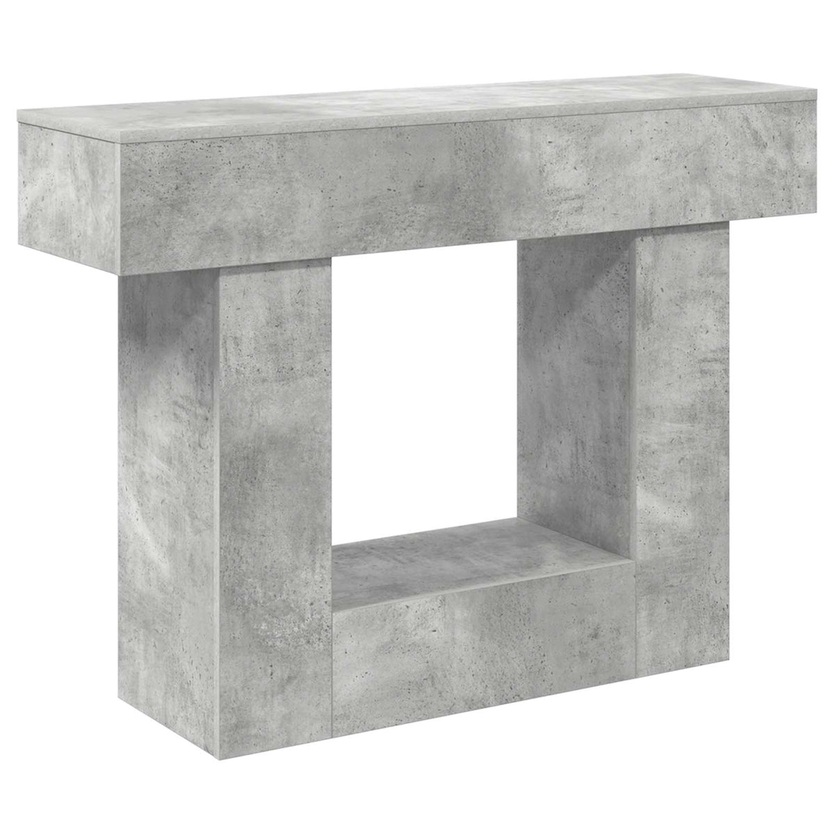 vidaXL Concrete Grey 101 x 30 x 74 cm