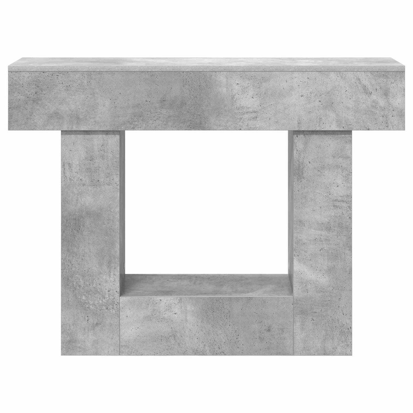 vidaXL Concrete Grey 101 x 30 x 74 cm