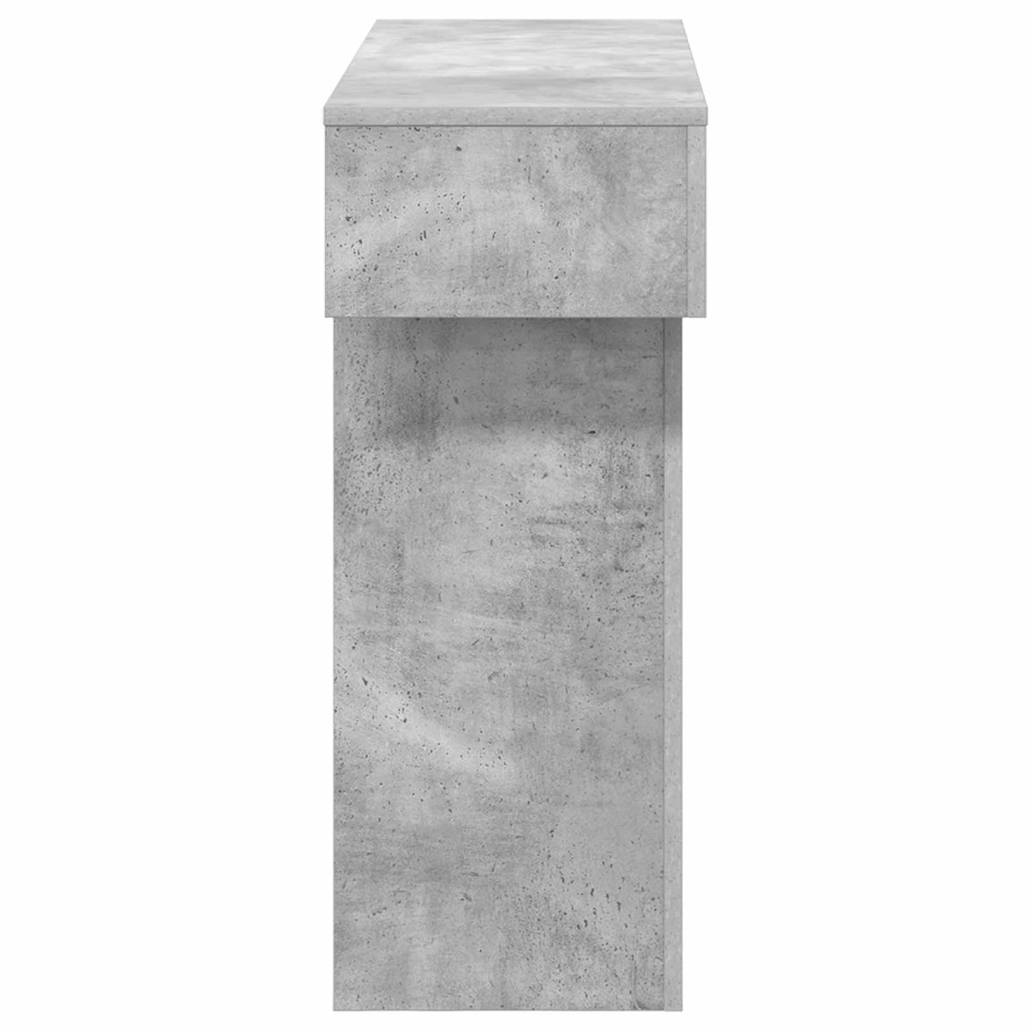 vidaXL Concrete Grey 101 x 30 x 74 cm