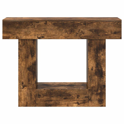 vidaXL Smoked Oak 101 x 30 x 74 cm