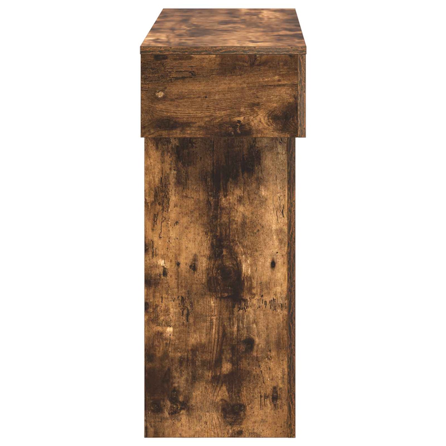 vidaXL Smoked Oak 101 x 30 x 74 cm