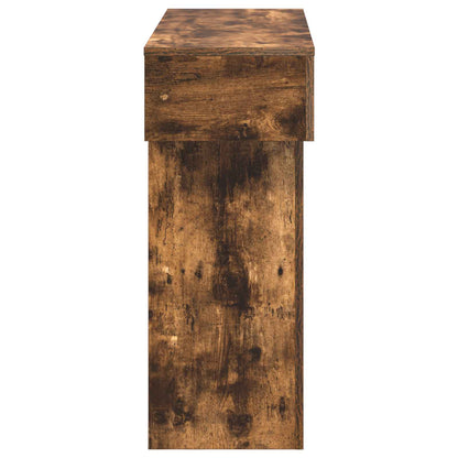 vidaXL Smoked Oak 101 x 30 x 74 cm