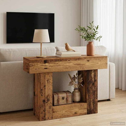 vidaXL Old Wood 101 x 30 x 74 cm