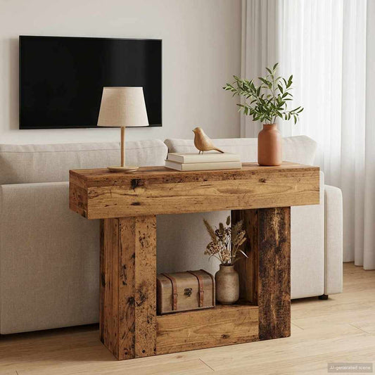 vidaXL Old Wood 101 x 30 x 74 cm
