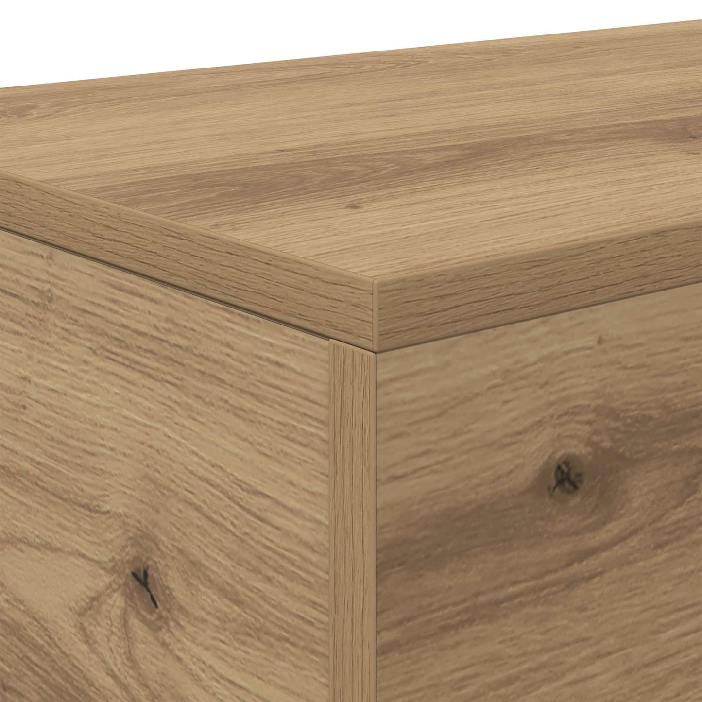 vidaXL Console Table Artisan Oak 101 x 30 x 74 cm Engineered Wood