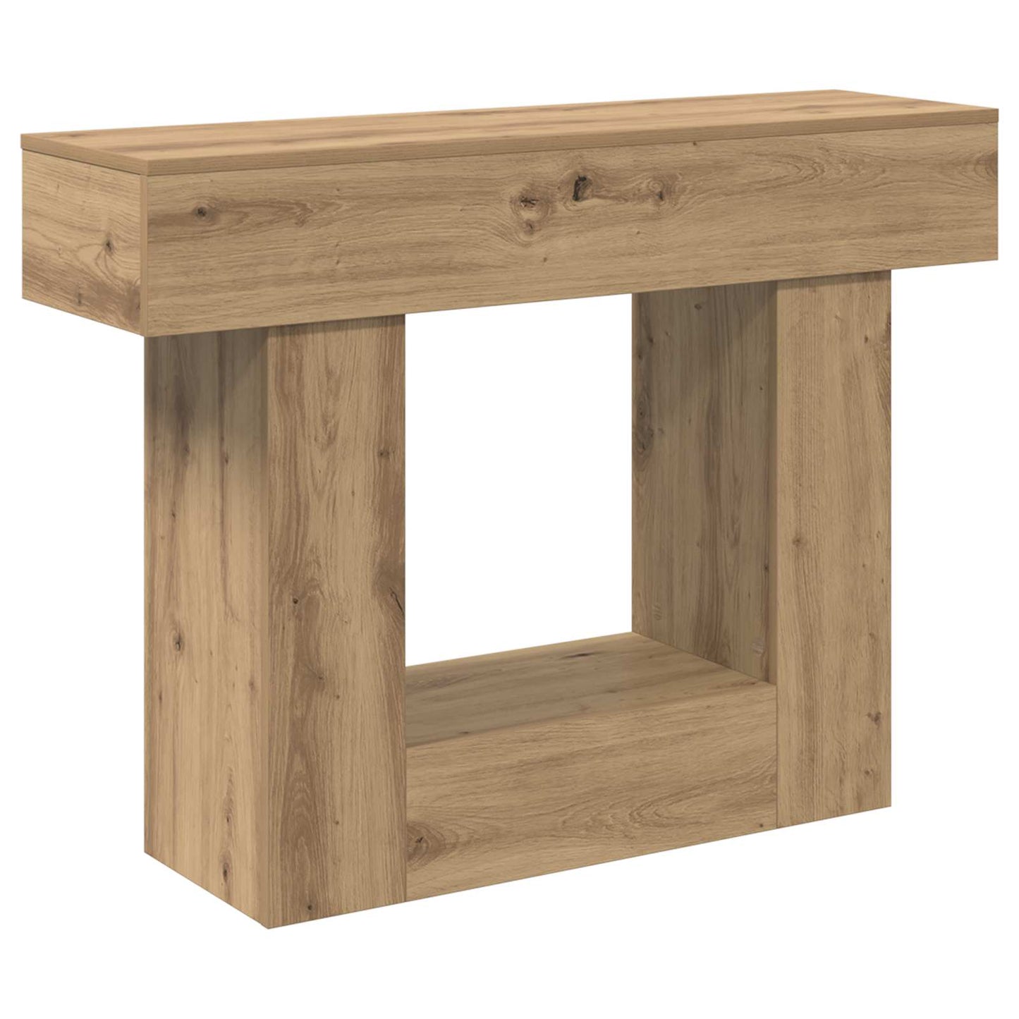 vidaXL Console Table Artisan Oak 101 x 30 x 74 cm Engineered Wood
