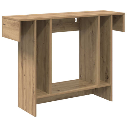 vidaXL Console Table Artisan Oak 101 x 30 x 74 cm Engineered Wood