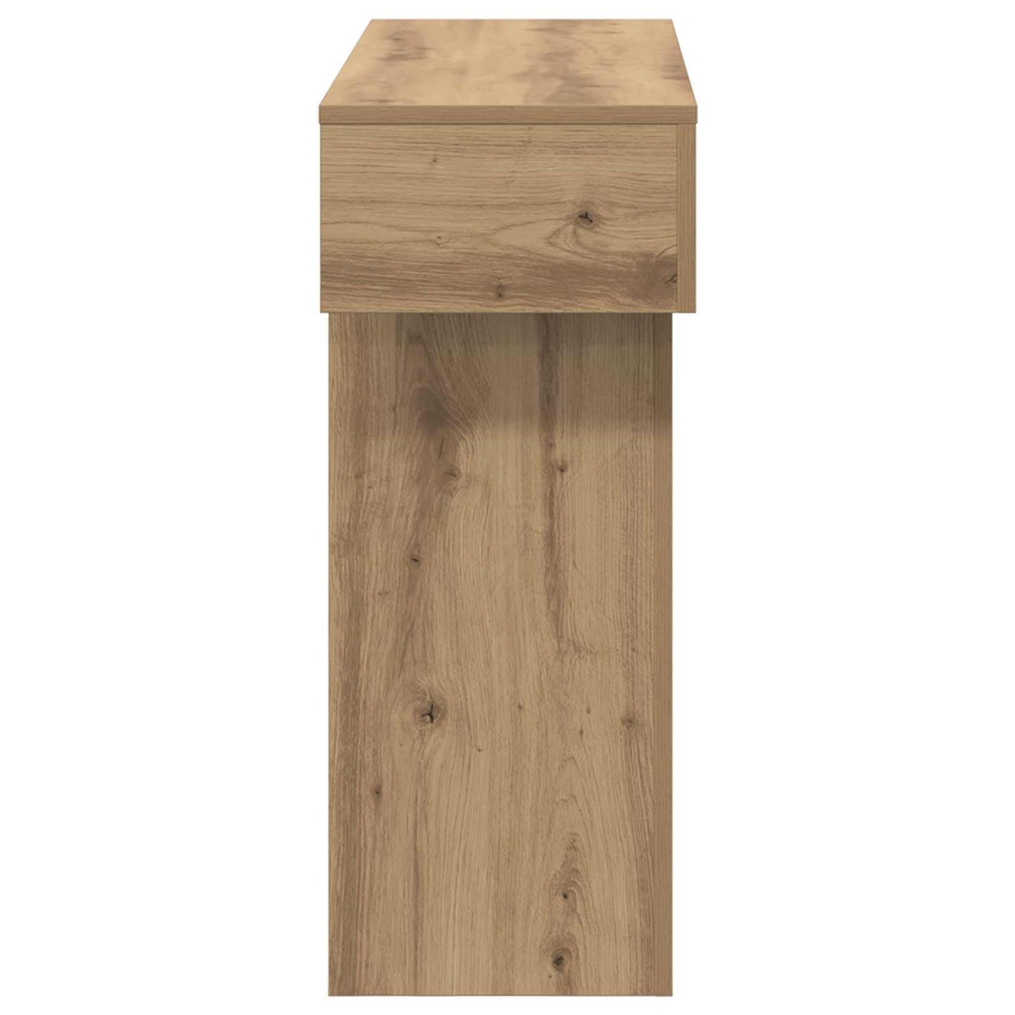 vidaXL Console Table Artisan Oak 101 x 30 x 74 cm Engineered Wood