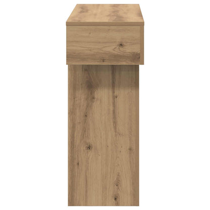 vidaXL Console Table Artisan Oak 101 x 30 x 74 cm Engineered Wood