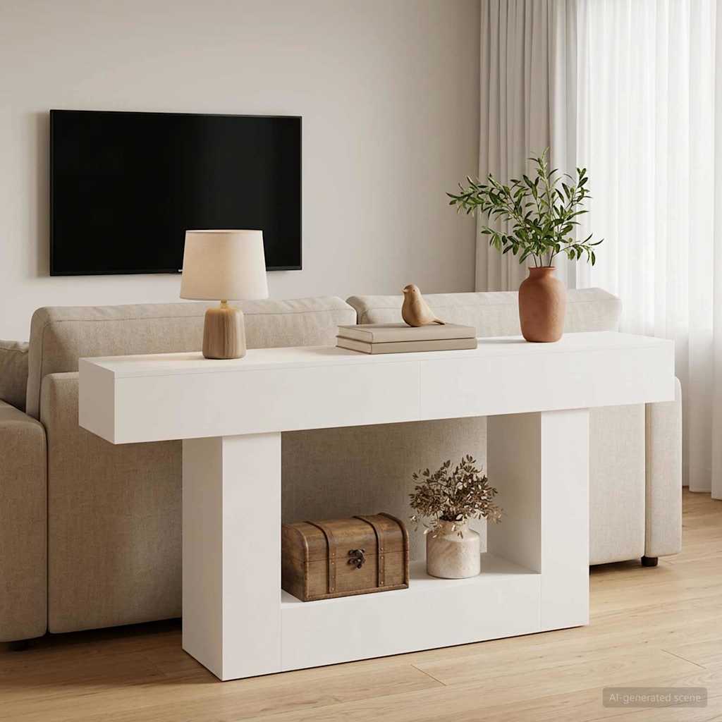 vidaXL White 160 x 30 x 74 cm
