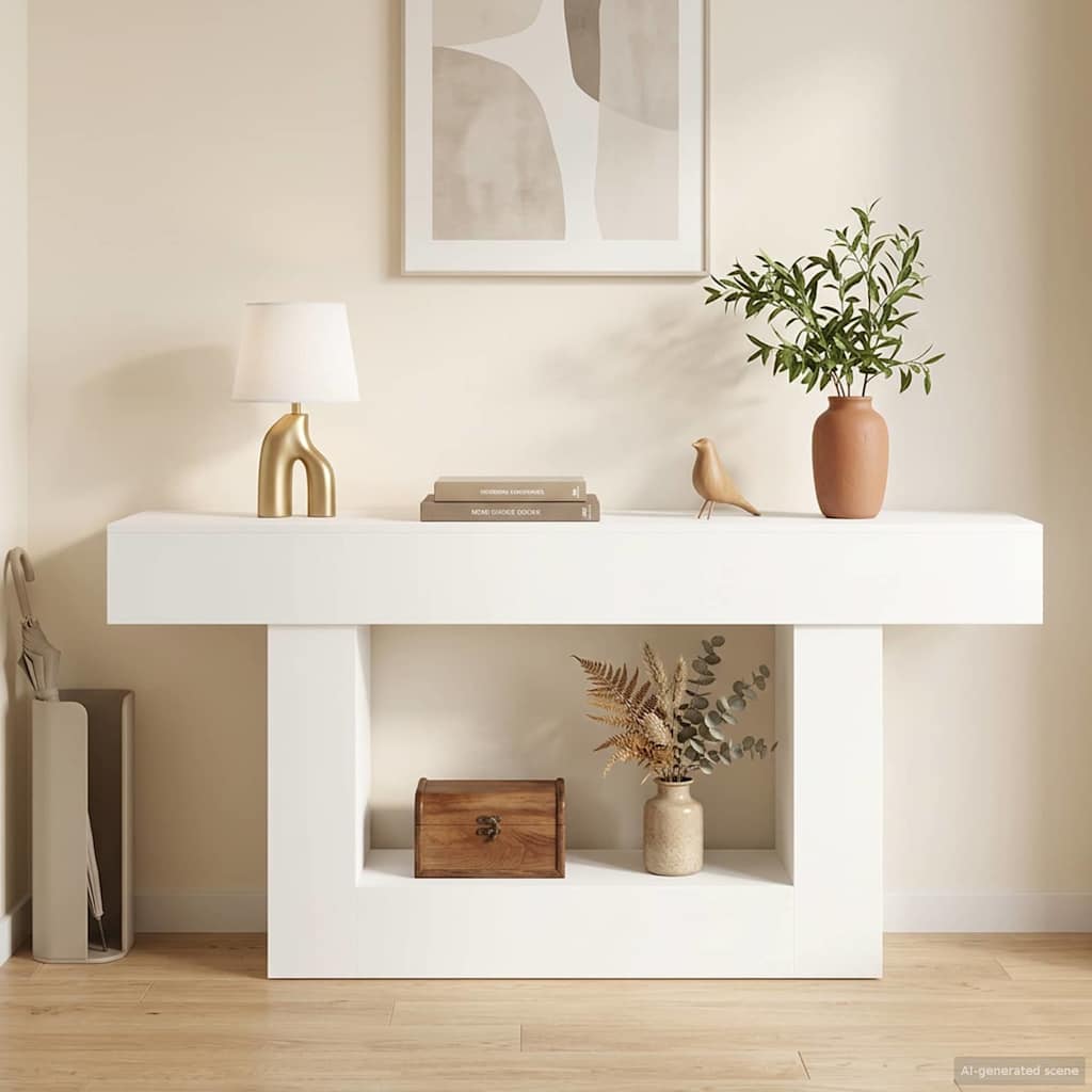 vidaXL White 160 x 30 x 74 cm