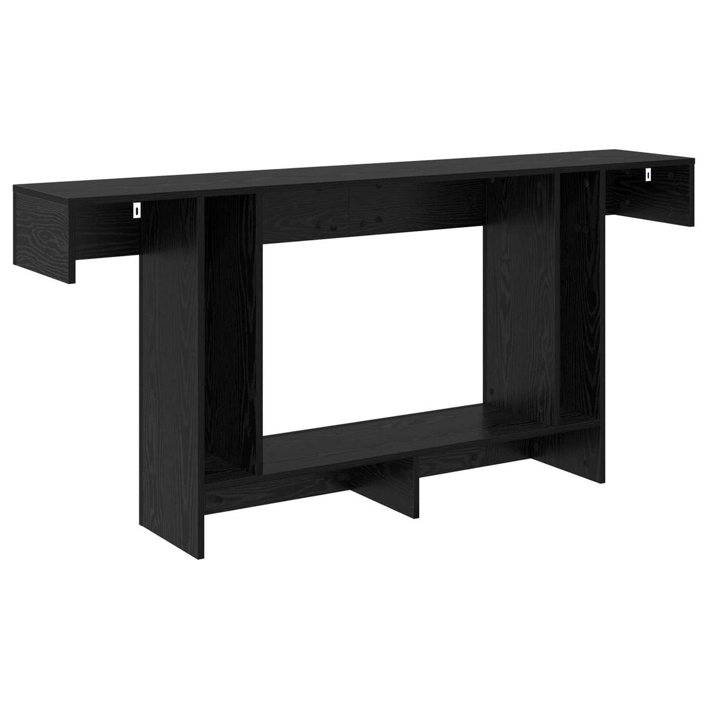 vidaXL Black Oak 160 x 30 x 74 cm