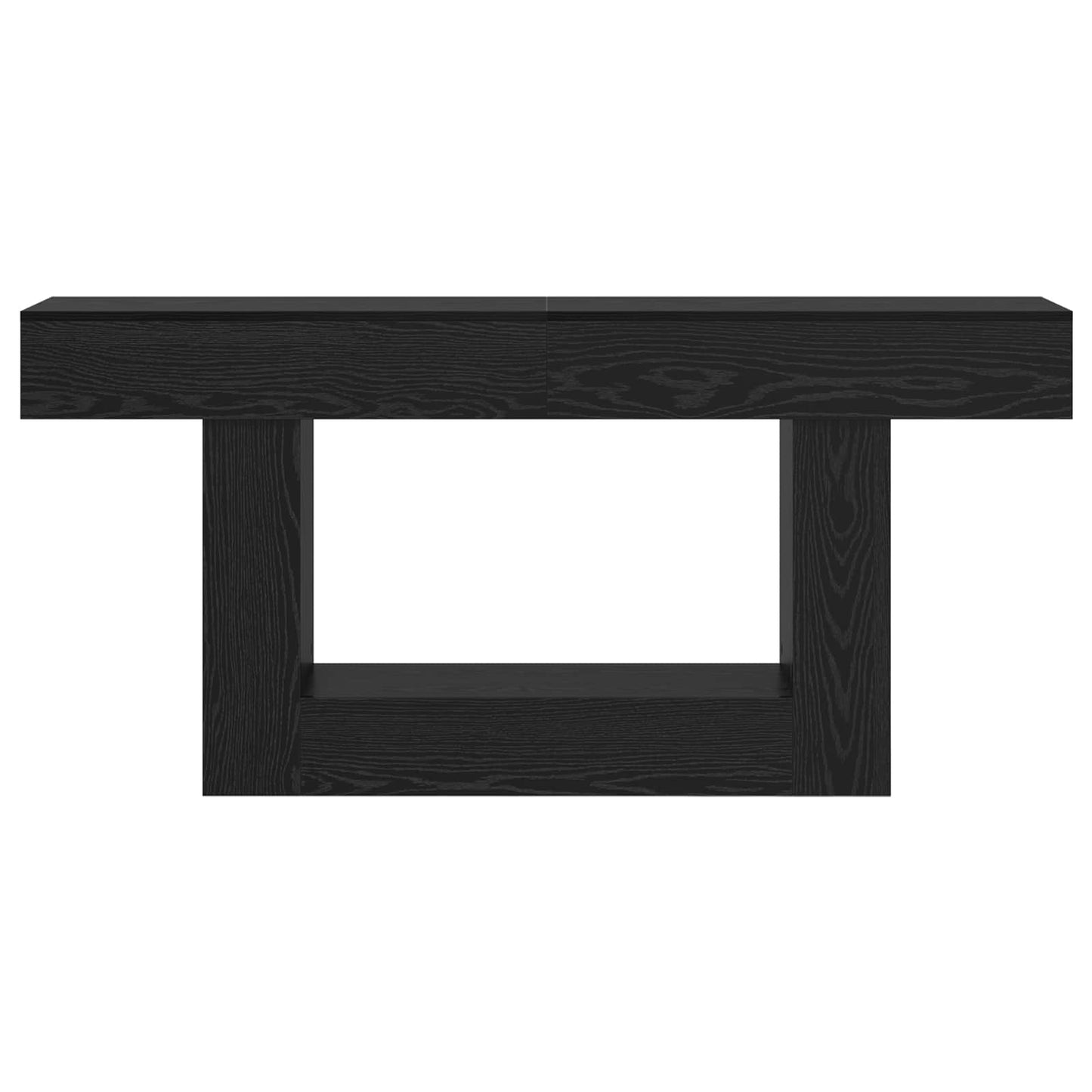 vidaXL Black Oak 160 x 30 x 74 cm