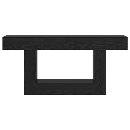 vidaXL Black Oak 160 x 30 x 74 cm