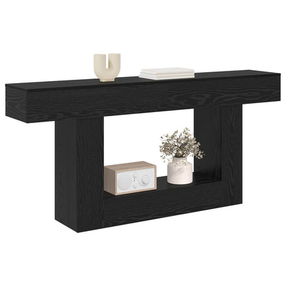 vidaXL Black Oak 160 x 30 x 74 cm