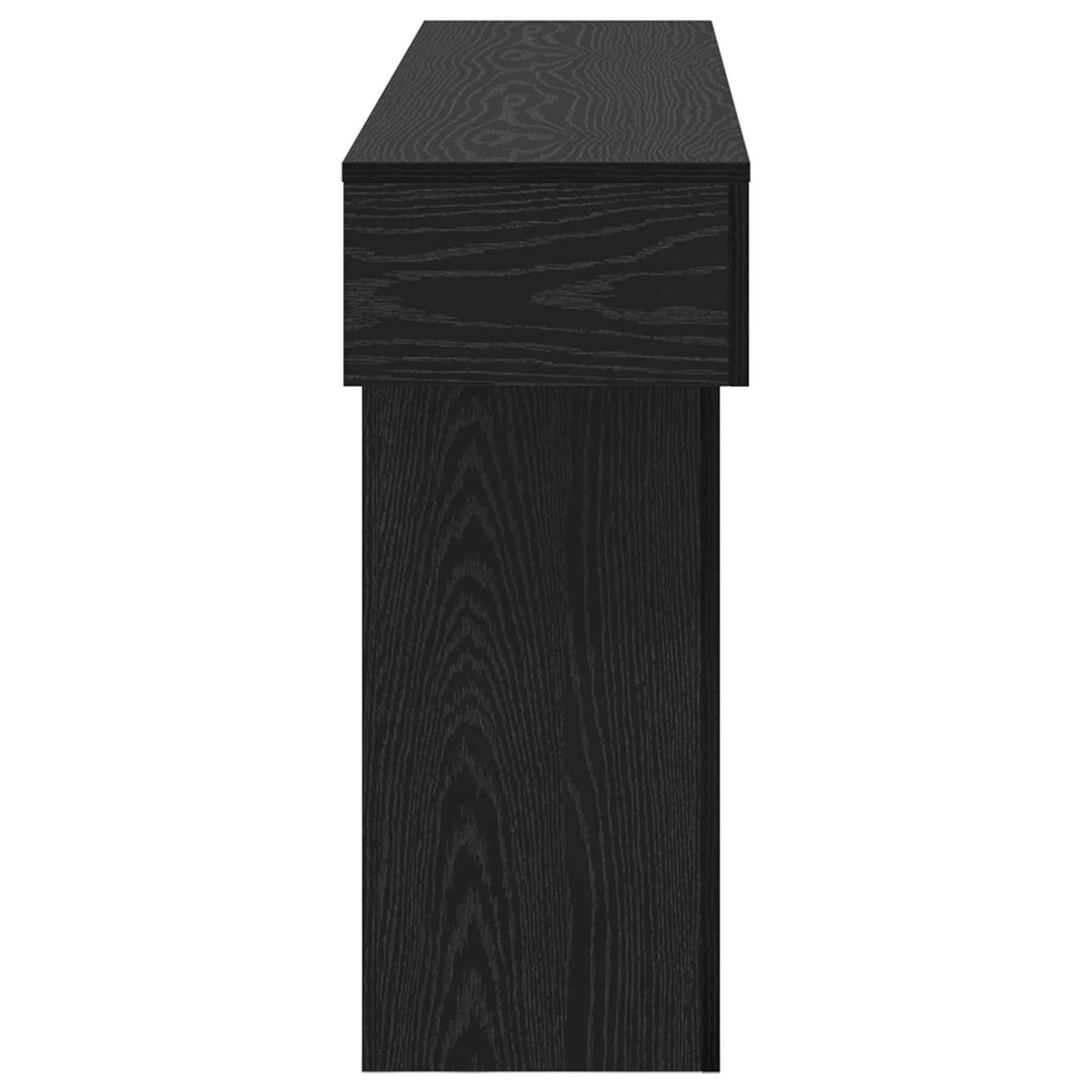 vidaXL Black Oak 160 x 30 x 74 cm