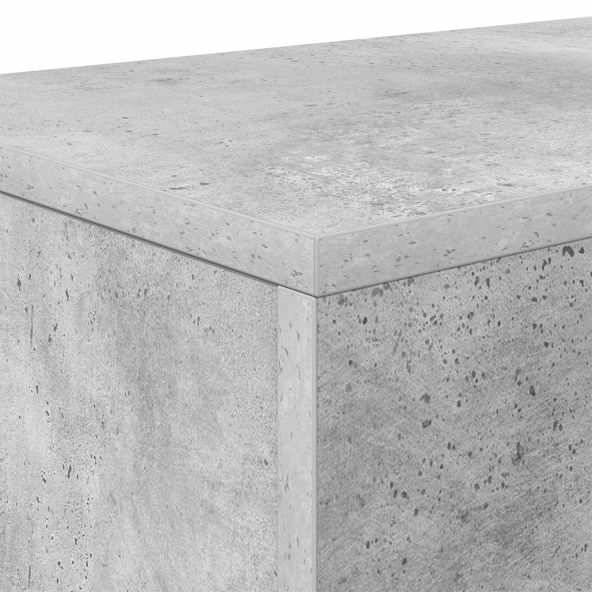 vidaXL Concrete Grey 160 x 30 x 74 cm