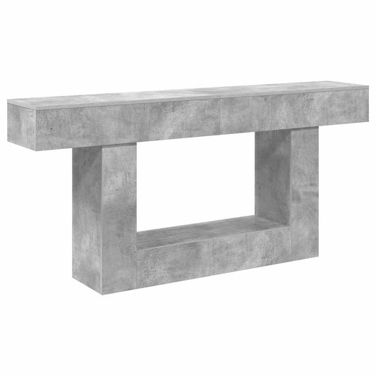 vidaXL Concrete Grey 160 x 30 x 74 cm