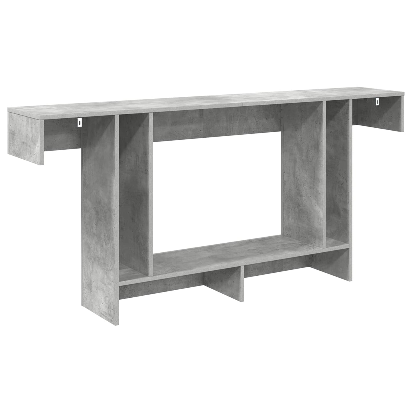vidaXL Concrete Grey 160 x 30 x 74 cm