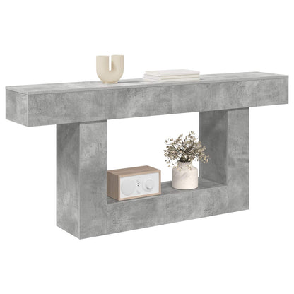 vidaXL Concrete Grey 160 x 30 x 74 cm