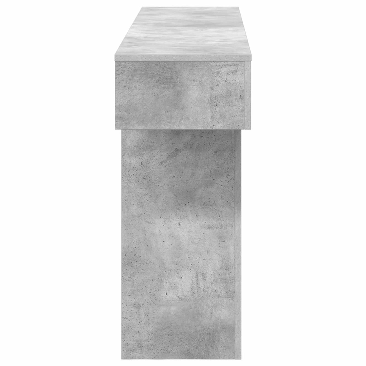 vidaXL Concrete Grey 160 x 30 x 74 cm