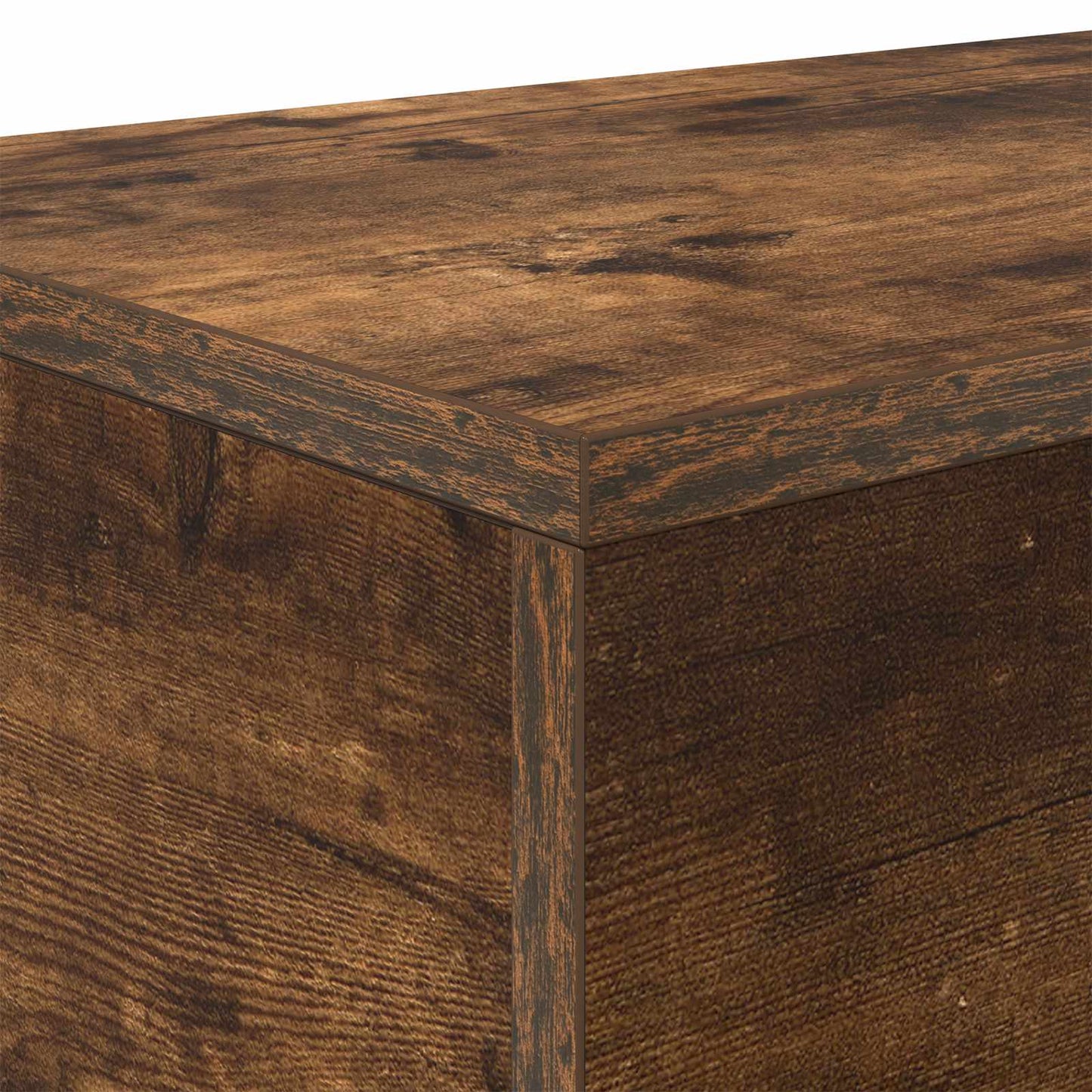 vidaXL Smoked Oak 160 x 30 x 74 cm