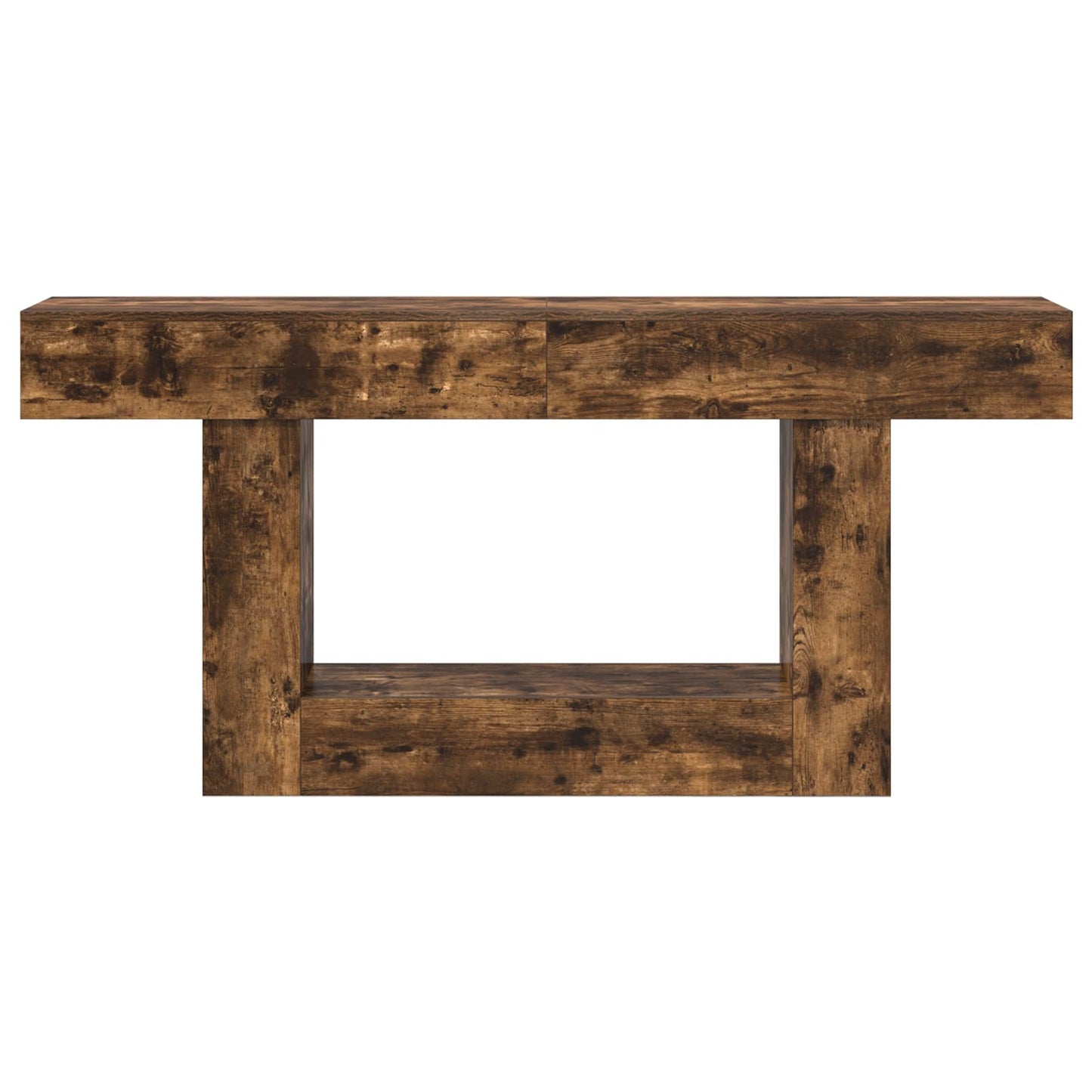 vidaXL Smoked Oak 160 x 30 x 74 cm