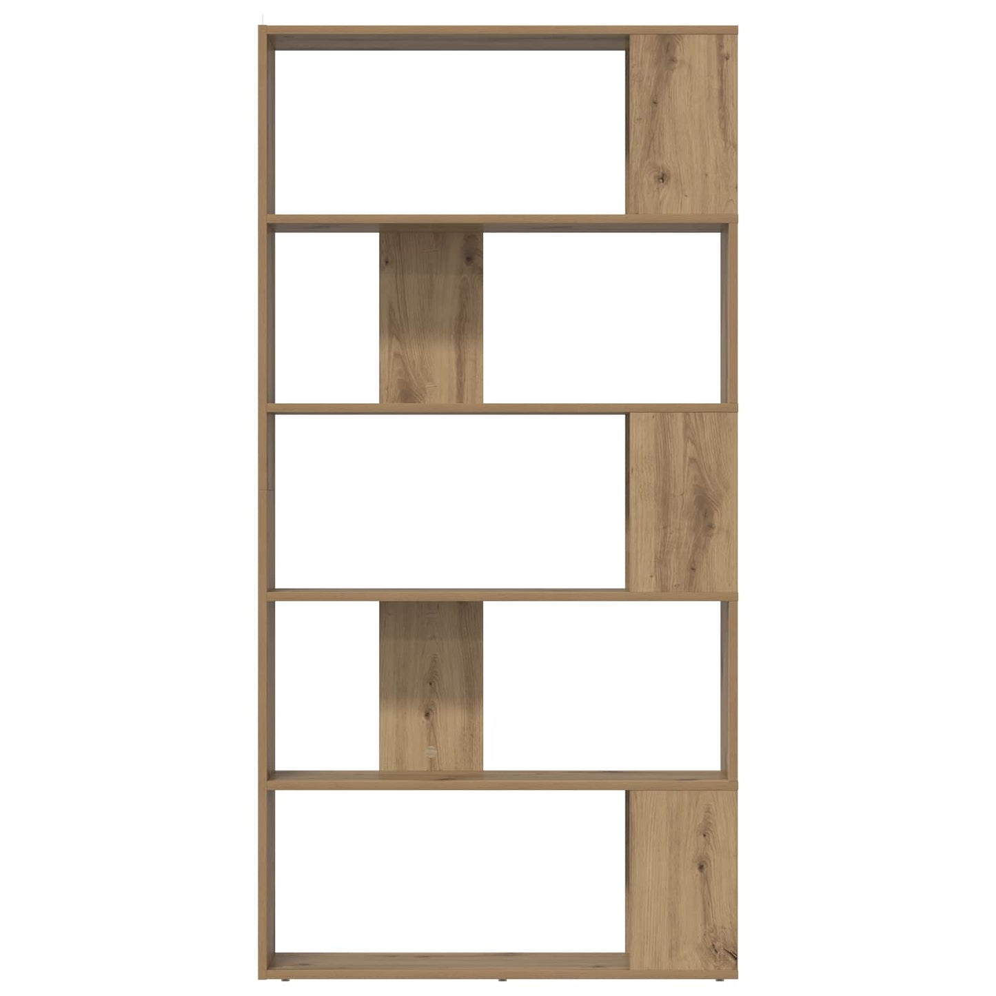 vidaXL Book Cabinet 80 x 24 x 159 cm Engineered Wood Artisan Oak