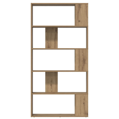 vidaXL Book Cabinet 80 x 24 x 159 cm Engineered Wood Artisan Oak