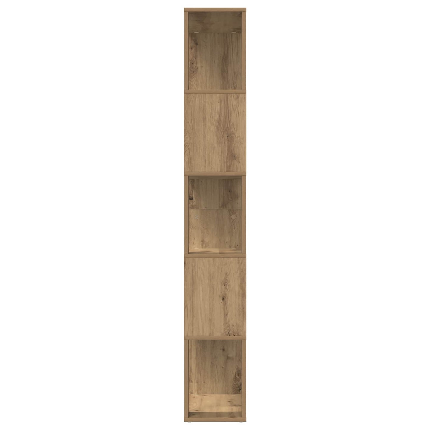 vidaXL Book Cabinet 80 x 24 x 159 cm Engineered Wood Artisan Oak