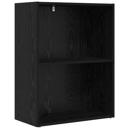 vidaXL Bookshelf Black Oak 60 x 30 x 76.5 cm Engineered Wood
