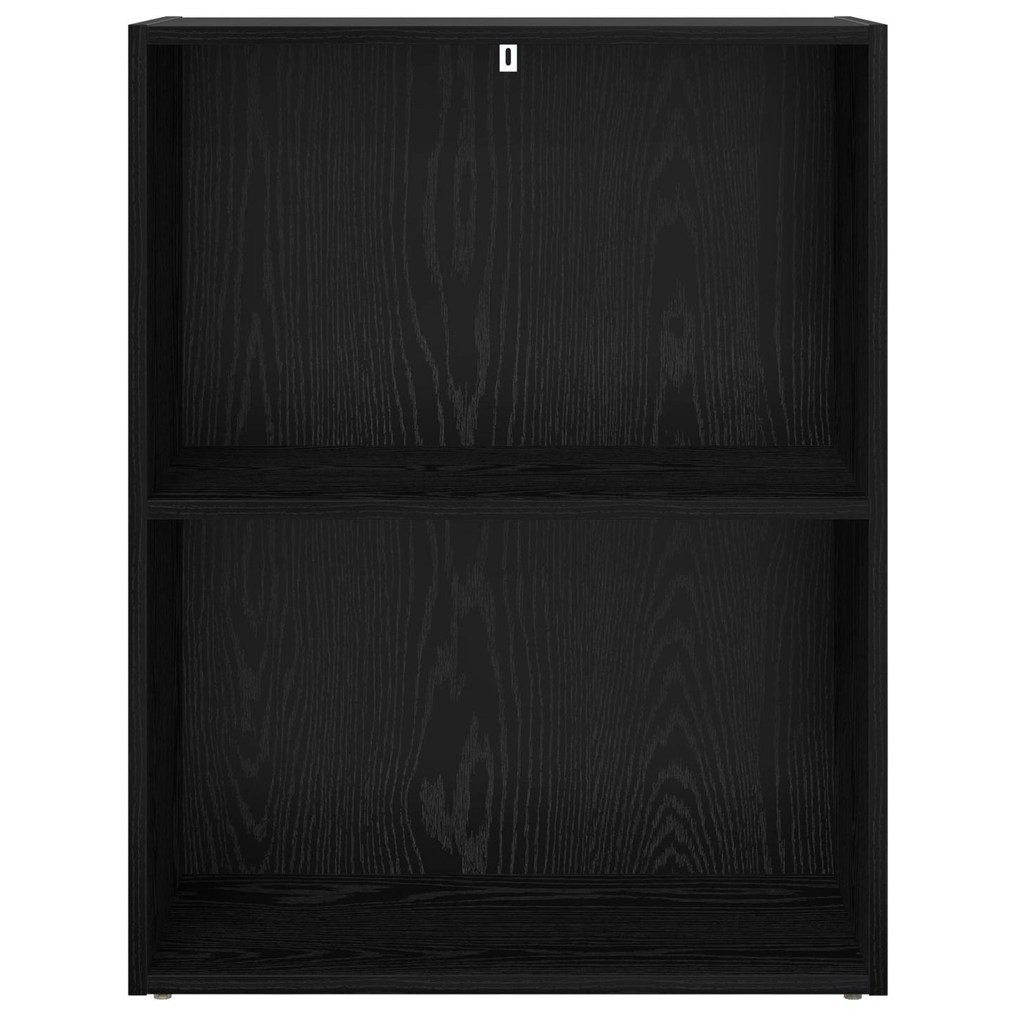 vidaXL Bookshelf Black Oak 60 x 30 x 76.5 cm Engineered Wood