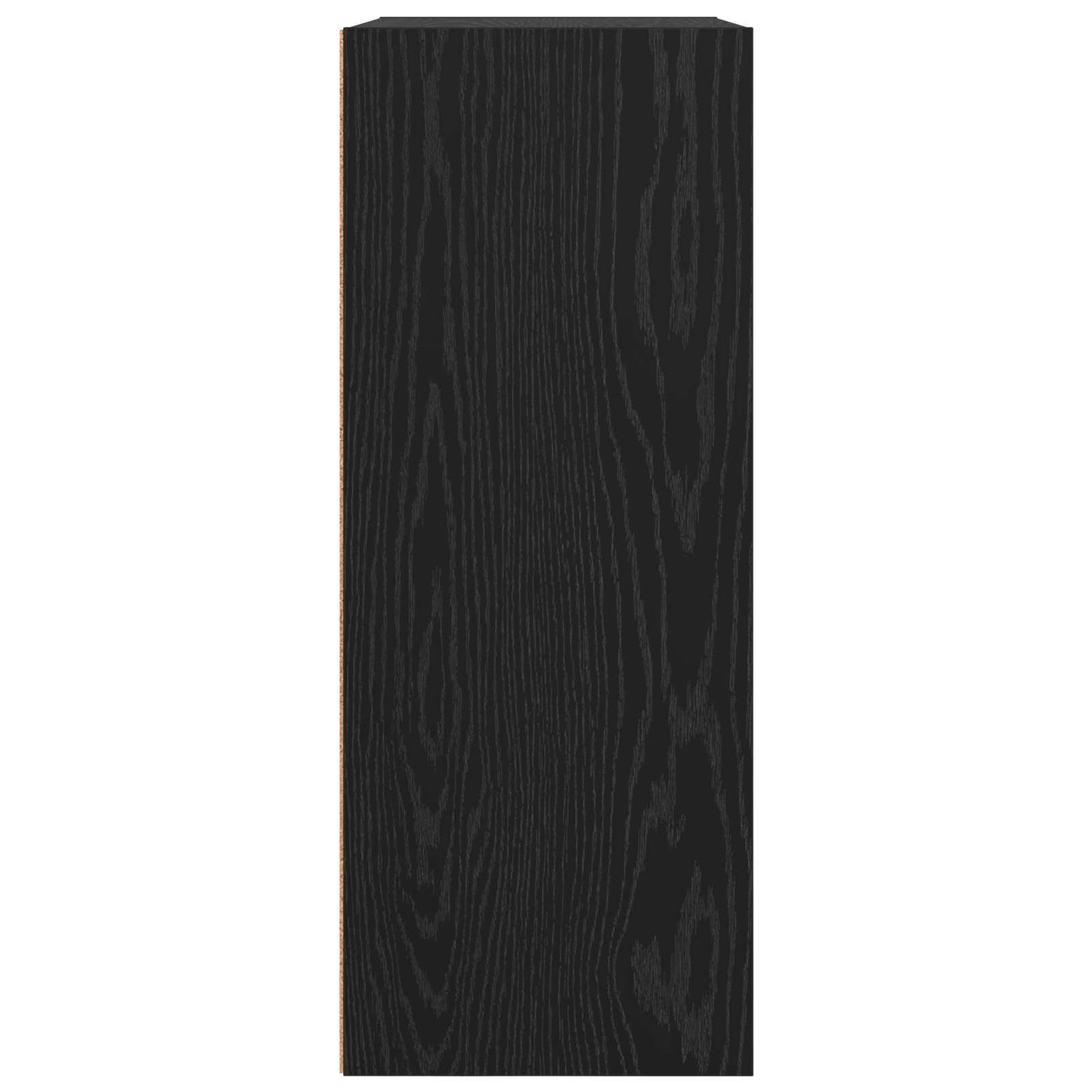 vidaXL Bookshelf 60 x 30 x 76.5 cm Engineered Wood Black Oak