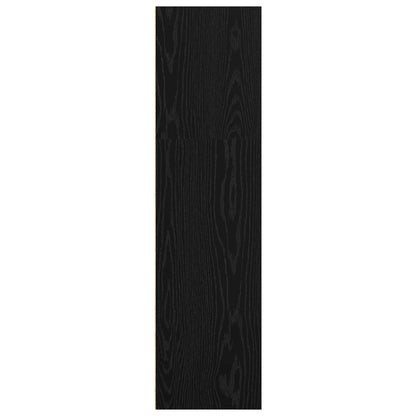 vidaXL Bookshelf Black Oak 60 x 30 x 114 cm Engineered Wood