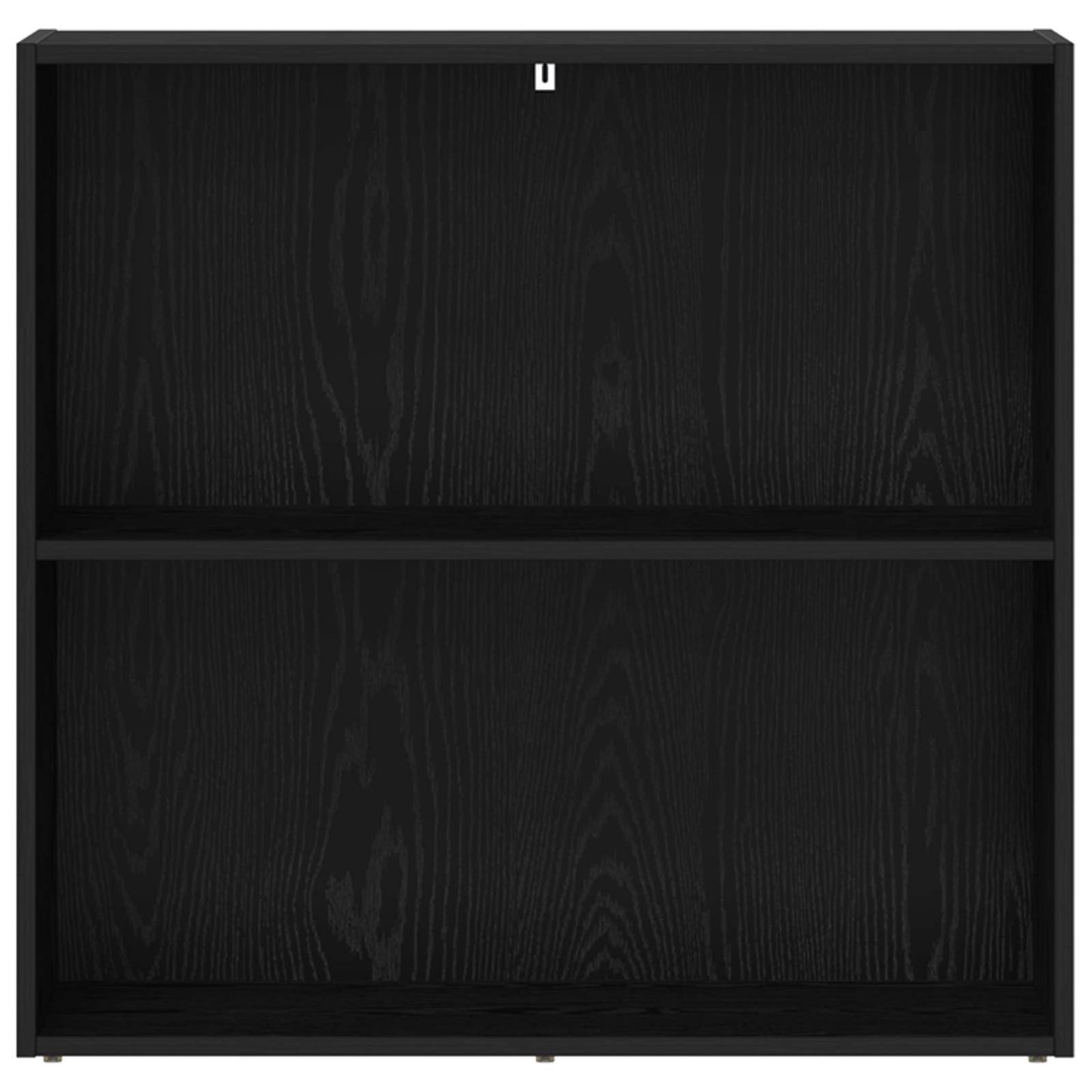 vidaXL Bookshelf 80 x 30 x 76.5 cm Engineered Wood Black Oak