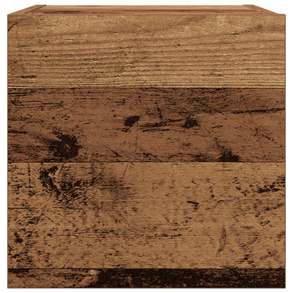 vidaXL TV Cabinet Old Wood 30.5 x 30 x 30 cm Engineered Wood