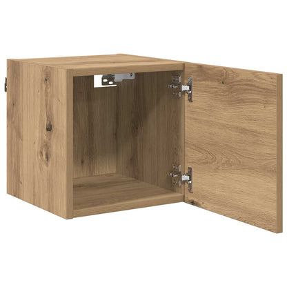 vidaXL Wall Mounted TV Cabinet Artisan Oak Engineered Wood