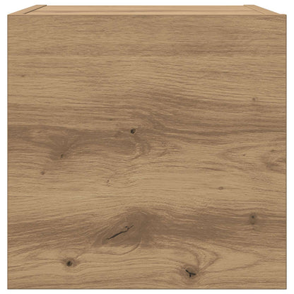 vidaXL Wall Mounted TV Cabinet Artisan Oak Engineered Wood
