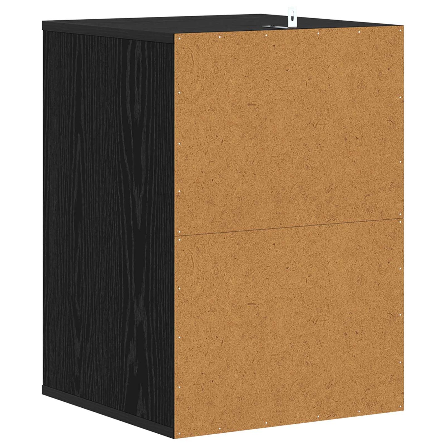 vidaXL Drawer Cabinet Black Oak 41 x 40 x 58 cm Engineered Wood