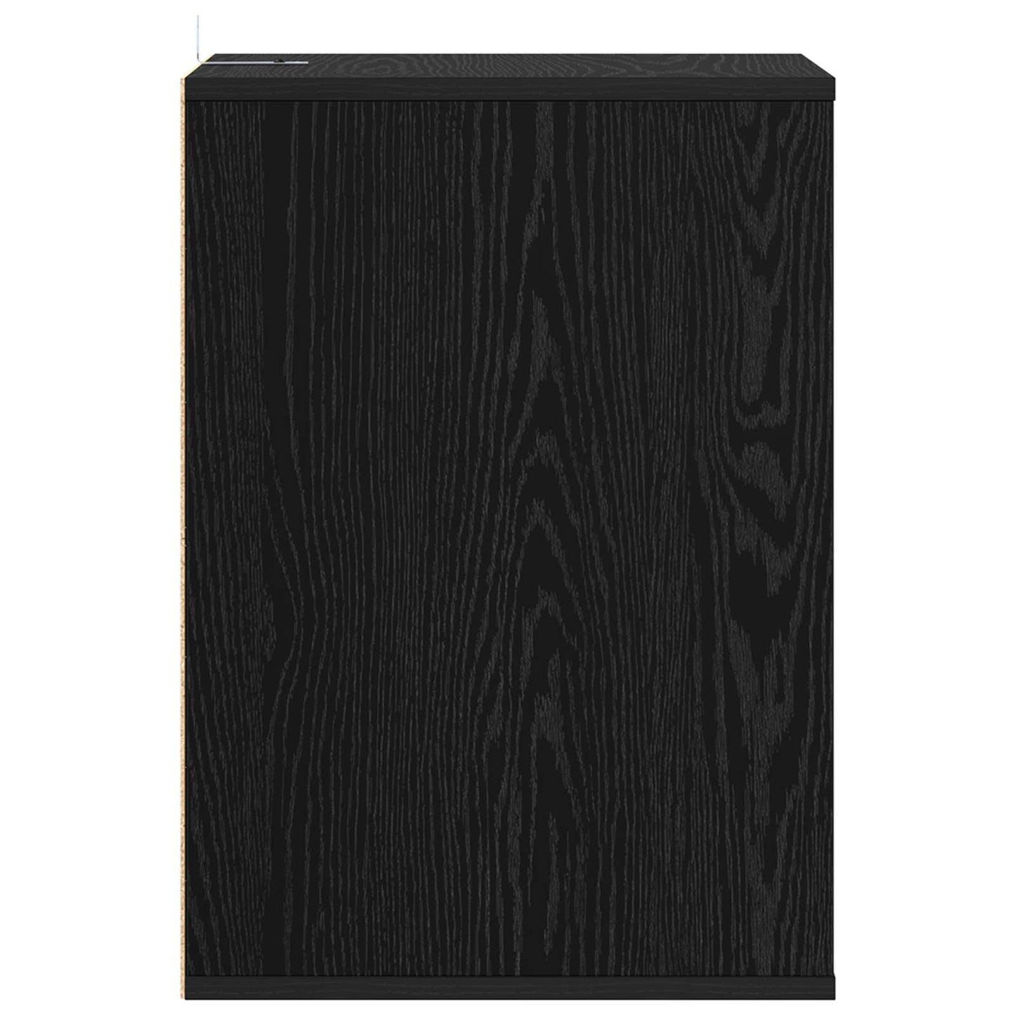 vidaXL Drawer Cabinet Black Oak 41 x 40 x 58 cm Engineered Wood