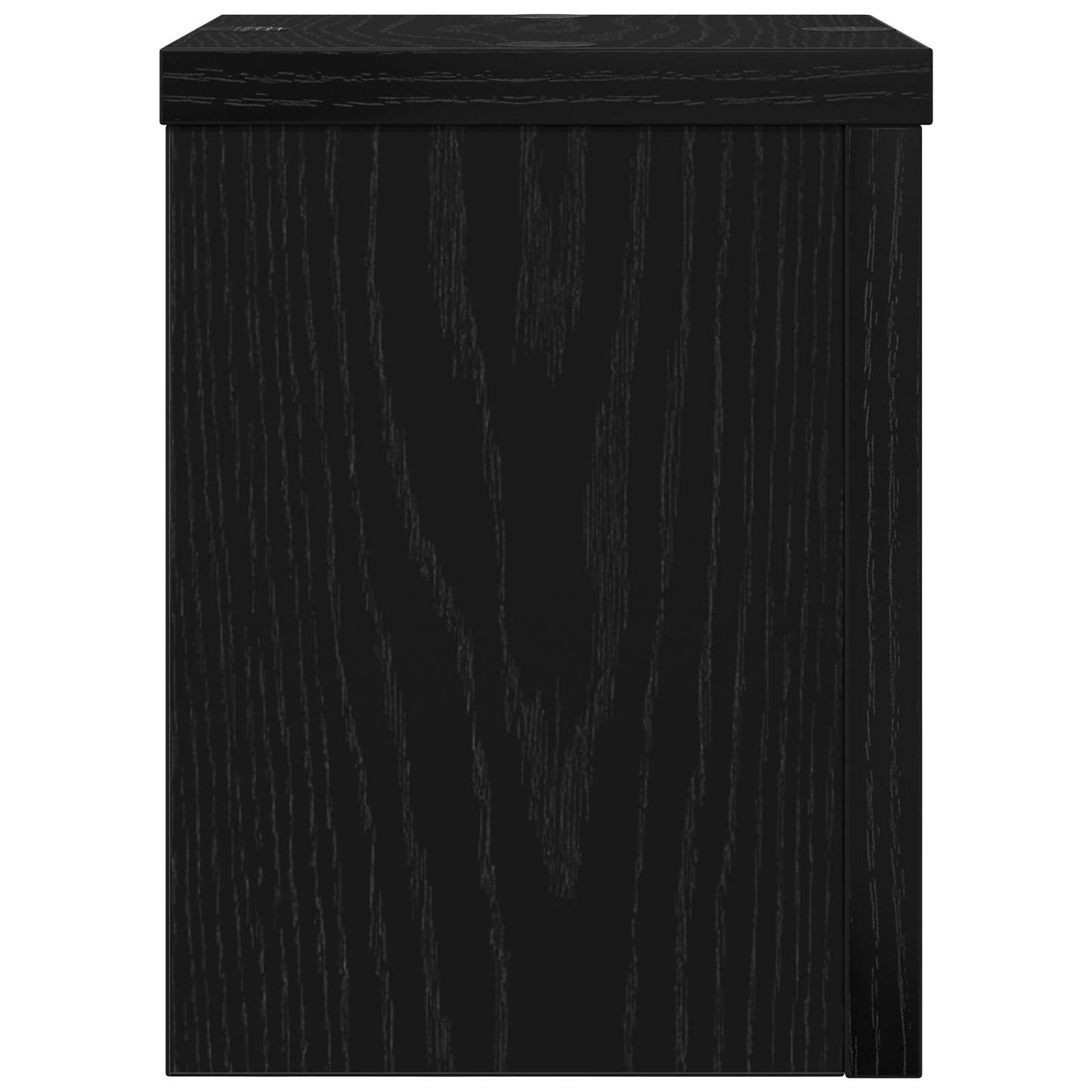 vidaXL Plant Stand 2 pcs Black Oak 15 x 15 x 20 cm Engineered Wood