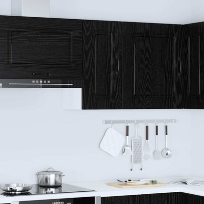 vidaXL Dishwasher Panel Kalmar Black Oak 30 x 31 x 60 cm