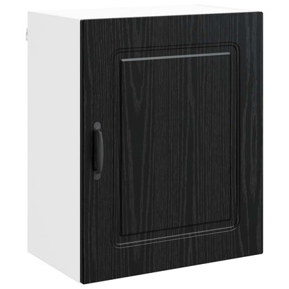 vidaXL Dishwasher Panel Kalmar 2 pcs Black Oak 50 x 31 x 60 cm