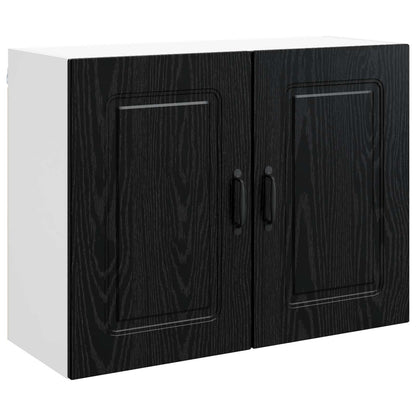 vidaXL Dishwasher Panel Kalmar Black Oak 80 x 31 x 60 cm