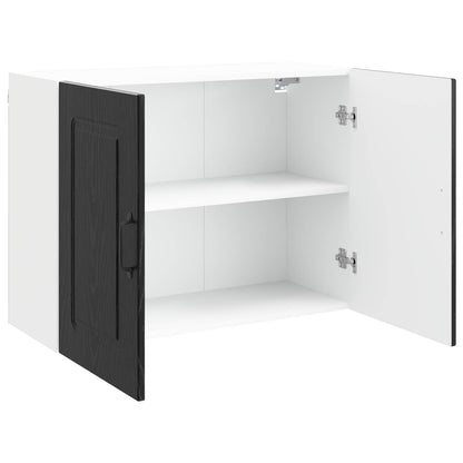 vidaXL Dishwasher Panel Kalmar Black Oak 80 x 31 x 60 cm