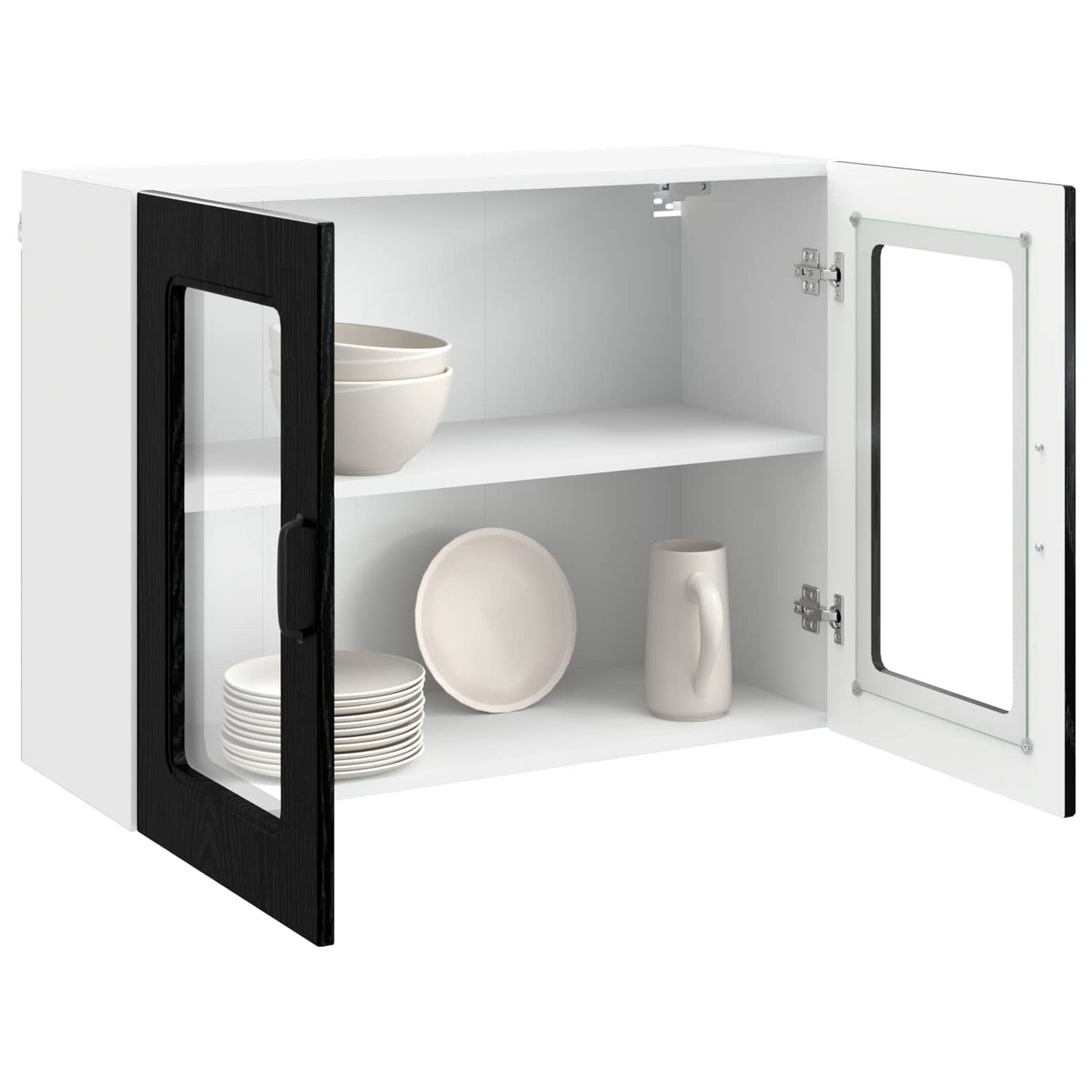 vidaXL Dishwasher Panel Kalmar Black Oak 80 x 31 x 60 cm